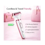Lady Shaver Beauty Kit 4-in-1 Rechargeable Electric Hair Remover for Women – Face and Body Grooming Kit - Image 4