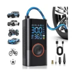 Portable Digital Tire Inflator Air Compressor 150 PSI, 35L/min, 4000mAh Rechargeable Battery