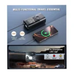 Portable Digital Tire Inflator Air Compressor 150 PSI, 35L/min, 4000mAh Rechargeable Battery - Image 4