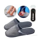 USB Rechargeable Electric EMS Foot Massager Slippers with Remote Control