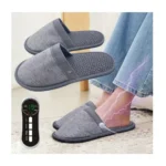 USB Rechargeable Electric EMS Foot Massager Slippers with Remote Control - Image 6