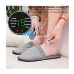 USB Rechargeable Electric EMS Foot Massager Slippers with Remote Control - Image 3