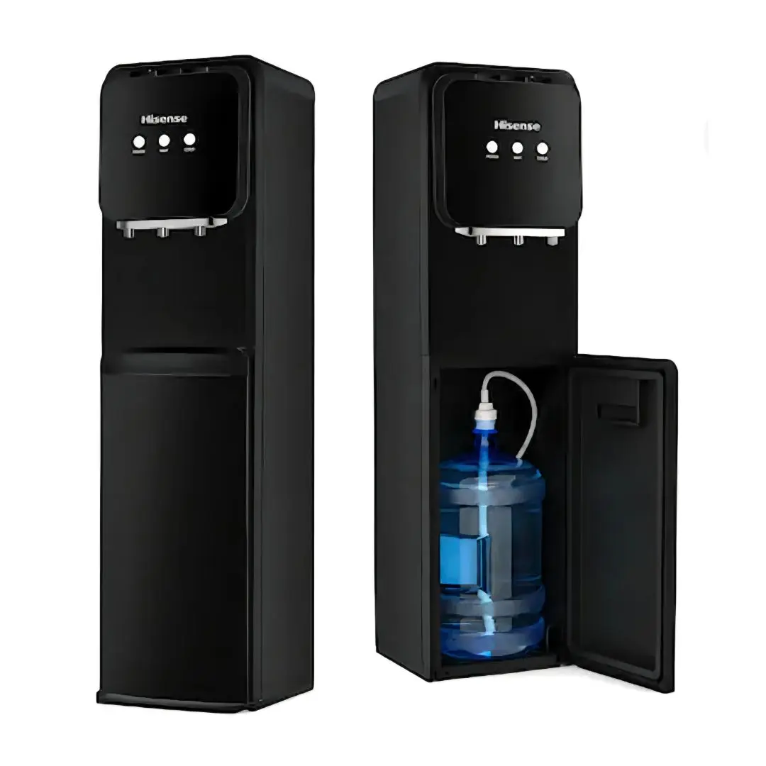 Hisense H04WDBB3S3 dispenser Hisense H04WDBB3S3 3 Taps Bottom Load Compressor Water Dispenser – Hot, Cold, and Room Temperature Water - Image 1