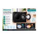 Hisense WM20U305DBA Baby Washer Twin-Drum Mini Washer Dryer 2kg Wash / 1kg Dry | AI Wash | Auto Dosing | Inverter Motor - Image 3