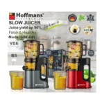 Hoffmans Hm-641 Slow Juicer, 400W, 130mm Extra-Large Opening - Image 2