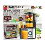 Hoffmans HM-647 Slow Juicer | 400W | 145mm Extra-Large Opening - Image 2