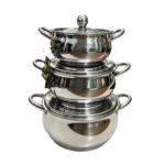 Kaisa Villa KV-6650 6-Piece Stainless Steel Casserole Cookware Set - Image 2