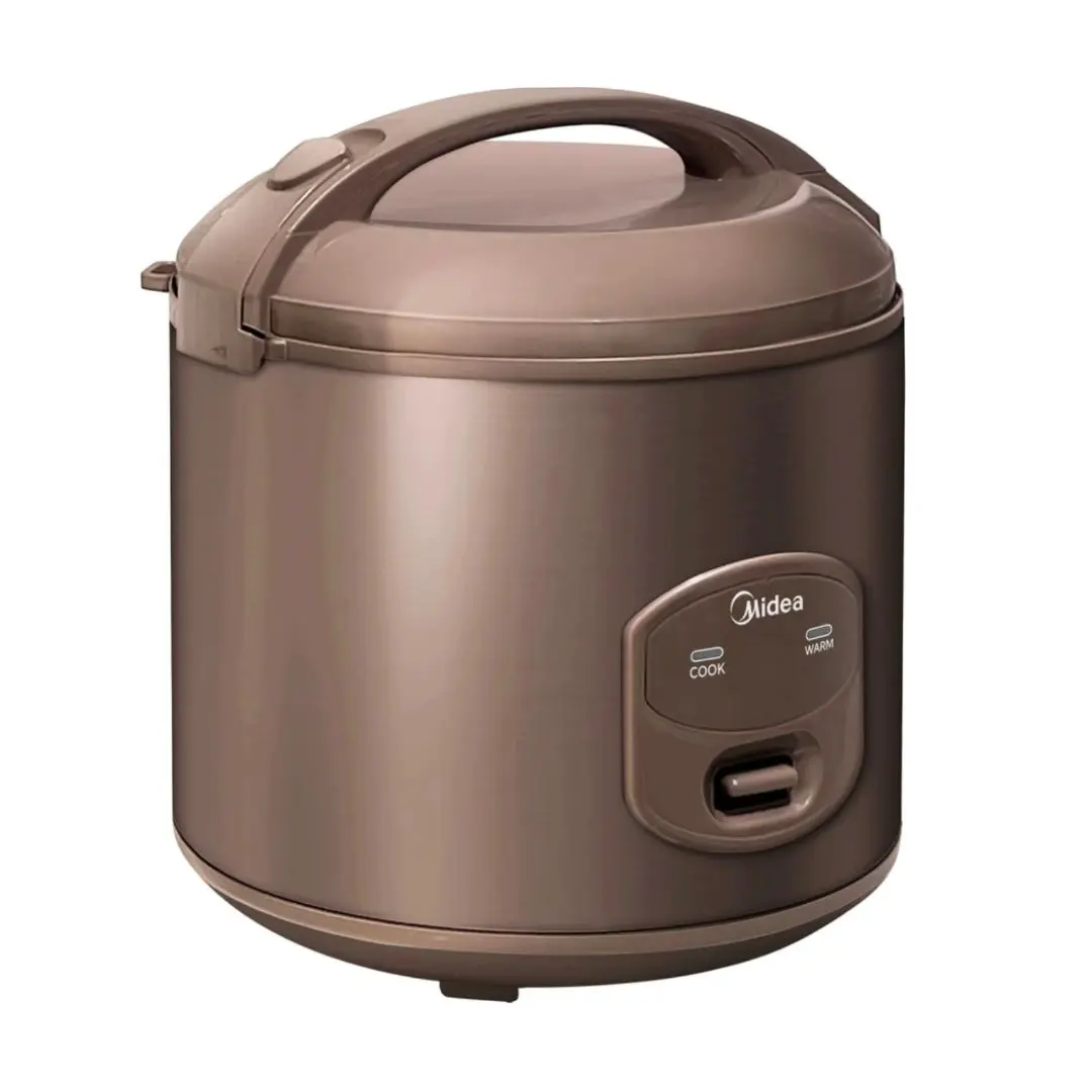 Midea 3l rice cooker1 Midea 3Litre Rice Cooker With Steamer MB-YJ308J-N | Non-Stick Inner Pot | Automatic Keep Warm | Brown - Image 1