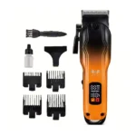 RAF R.4044 Professional Hair Clipper 6-in-1 Rechargeable Hair Trimmer with LED Display