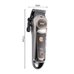 RAF R.490 Professional Hair Clipper 5W Cordless Rechargeable Trimmer with LED Digital Display - Image 2