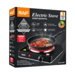 RAF R.8010AB 1000W Single Hot Plate Electric Stove / Portable Hot Plate Black - Image 5