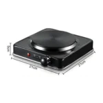 RAF R.8010AB 1000W Single Hot Plate Electric Stove / Portable Hot Plate Black - Image 6