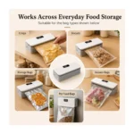 Rechargeable Mini Bag Sealer 2-in-1 Heat Sealer and Cutter with LED Display - Image 2