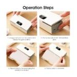 Rechargeable Mini Bag Sealer 2-in-1 Heat Sealer and Cutter with LED Display - Image 9