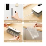 Rechargeable Mini Bag Sealer 2-in-1 Heat Sealer and Cutter with LED Display - Image 8