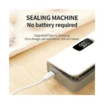 Rechargeable Mini Bag Sealer 2-in-1 Heat Sealer and Cutter with LED Display - Image 5
