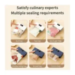 Rechargeable Mini Bag Sealer 2-in-1 Heat Sealer and Cutter with LED Display - Image 3
