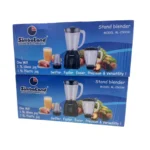 Simbaland 3 in 1 Blender BL-2500W – 1.5L Glass Jug, 1.5L Plastic Jug and Mill - Image 2