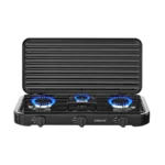 Sokany SK-6003 3-Burner Table Gas Stove 5.5 kW, Black