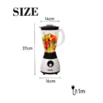 Sonifer SF-8009 2-in-1 Electric Blender with Grinder 300W, 1.5L Capacity - Image 3