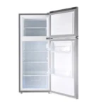 TCL 153L Fridge TCL F153TM 153Litre Double Door Top Mount Freezer Defrost Refrigerator – Silver - Image 2